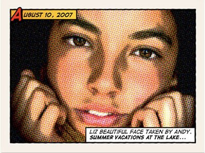 Retro Comic Book Effect